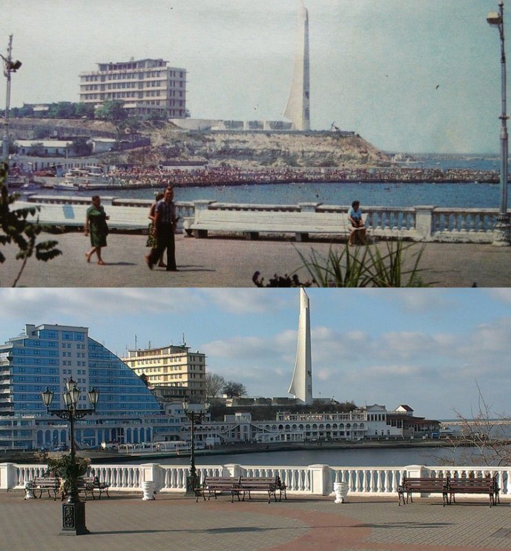 Крым тогда и сейчас сравнение фото